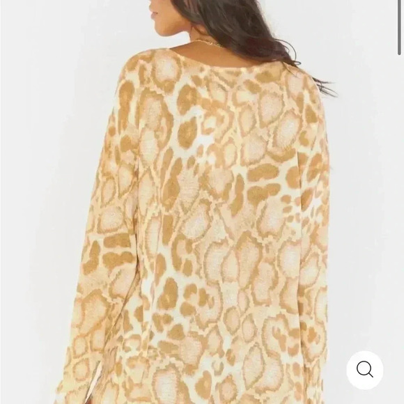 Show Me Your MuMu Cliffside Sweater in Sandy Cheetah Knit - Picture 2 of 8